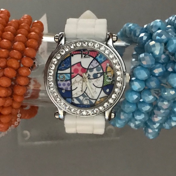 💙 Fabulous Art Inspired Wrist Watch - Picture 1 of 8